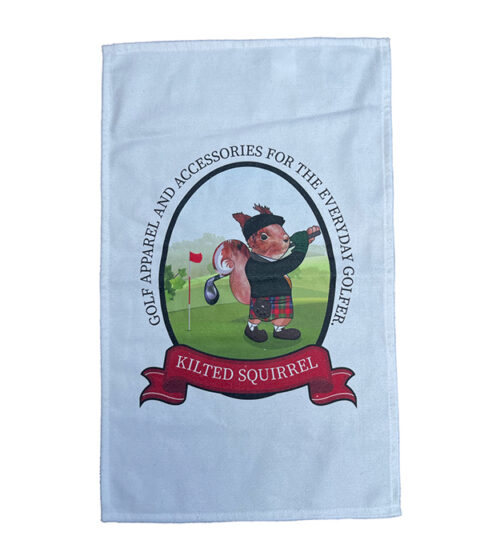 Kilted Squirrel Sublimation Rally Towel