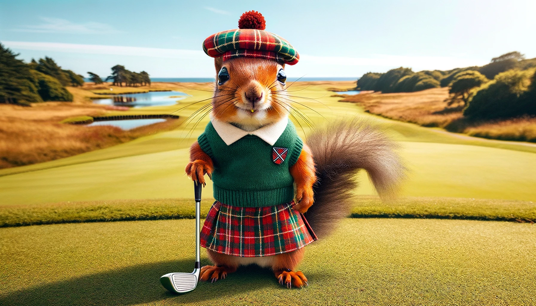 Golf Apparel - Cute Squirrel