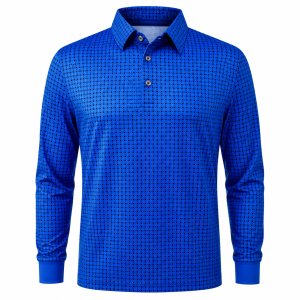 The Wild Blue Yonder Mens Long Sleeve Polo