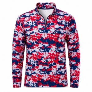 Pulido Camo Quarter Zip Pullover