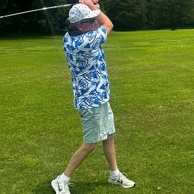 Kilted Squirrel The Scotsman Mens Golf Polo - Image 6