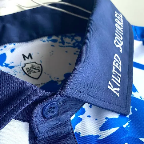 Kilted Squirrel The Scotsman Mens Golf Polo - Image 9