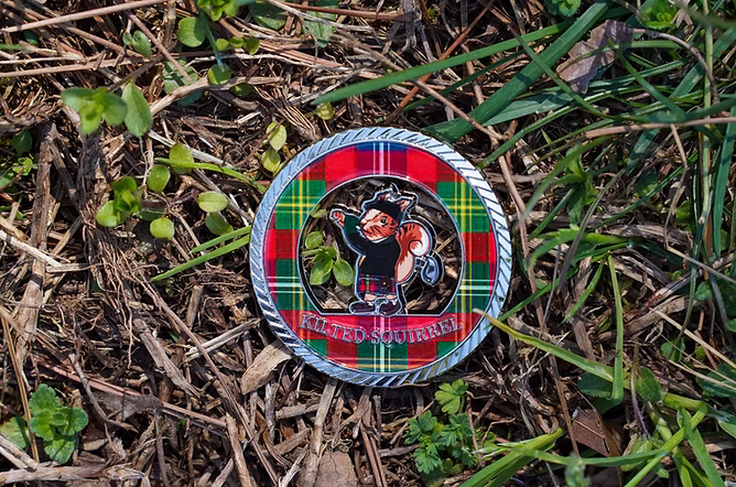 Kilted Squirrel Beveled Edged Ball Marker Coin - Image 3