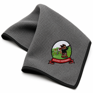 Kilted Squirrel Grommeted Microfiber Golf Towel