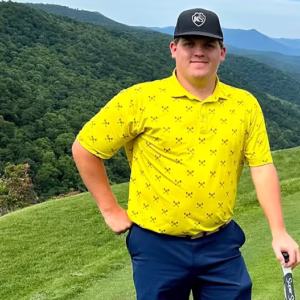 Kilted Squirrel Original - "A-Gusta-Wind" Golf Polo