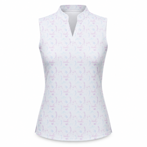 Kilted Squirrel Vacation Mode Ladies Golf Polo