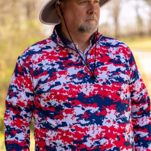 Pulido Camo Quarter Zip Pullover