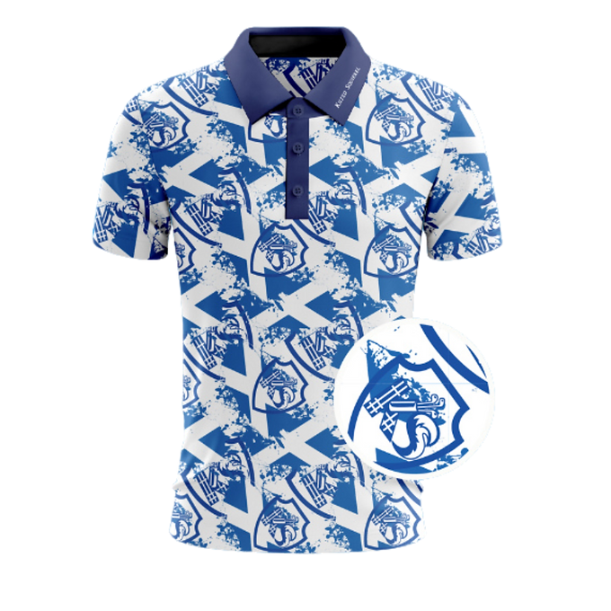Kilted Squirrel The Scotsman Mens Golf Polo