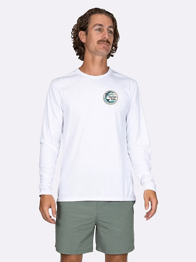 Tartan Tide Compass Performance Long Sleeve Shirt