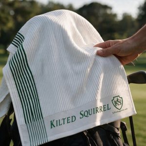 Kilted Squirrel Caddie Towel